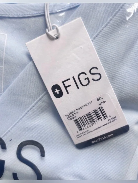 figs technical collection scrub Clothing Set 2Pieces Blue Size 5XL Jogger/shirt - Picture 3 of 3